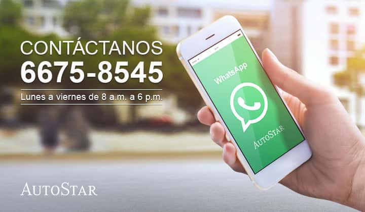 Ahora AutoStar cuenta con WhatsApp para Atención al Cliente